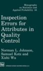 Image for Inspection Errors for Attributes in Quality Control