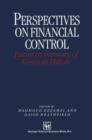 Image for Perspectives on Financial Control : Essays in memory of Kenneth Hilton