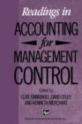 Image for Readings in Accounting for Management Control