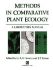 Image for Methods in Comparative Plant Ecology : A laboratory manual