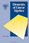 Image for Elements of Linear Algebra