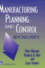 Image for Manufacturing Planning and Control