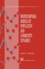 Image for Spatiotemporal models of population and community dynamics