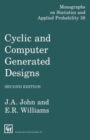 Image for Cyclic and Computer Generated Designs