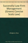 Image for Successful Law Firm Management