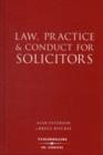 Image for Law, Practice and Conduct for Solicitors