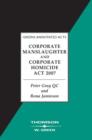 Image for Corporate Manslaughter and Corporate Homicide Act 2007