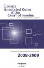 Image for Green annotated rules of the Court of Session, 2008