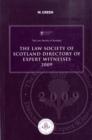 Image for The Law Society of Scotland directory of expert witnesses 2009