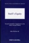 Image for Snell&#39;s equity: 2nd supplement to the 32nd edition