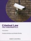 Image for Criminal Law - the Fundamentals