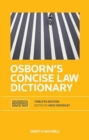 Image for Osborn&#39;s concise law dictionary