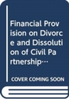 Image for Financial provisions on divorce