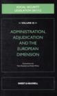 Image for Social Security Legislation : v. 3 : Administration, Adjudication and the European Dimension