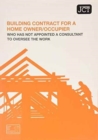 Image for JCT: Building Contract for Home Owner/Occupier who has not appointed a consultan