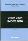 Image for Crown Court index 2016.