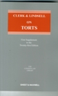 Image for Clerk &amp; Lindsell on torts: First supplement to the twenty-first edition :