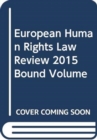 Image for European Human Rights Law Review
