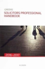 Image for Greens solicitors professional handbook 2016/17