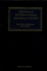 Image for Archbold international criminal courts  : practice, procedure and evidence