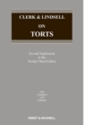 Image for Clerk &amp; Lindsell on torts: Second supplement to the twenty-third edition