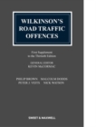 Image for Wilkinson&#39;s road traffic offences: First supplement to the thirtieth edition