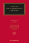 Image for Arnould: Law of Marine Insurance and Average