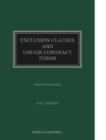 Image for Exclusion clauses and unfair contract terms