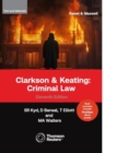 Image for Clarkson &amp; Keating: Criminal Law - Text &amp; Materials