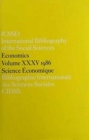 Image for IBSS: Economics: 1986 Volume 35