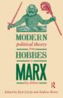 Image for Modern Political Theory from Hobbes to Marx