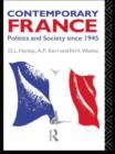 Image for Contemporary France : Politics and Society since 1945