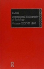 Image for IBSS: Sociology: 1987 Volume 37