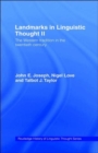 Image for Landmarks in Linguistic Thought Volume II