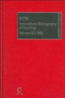 Image for IBSS: Sociology: 1991 Vol 41