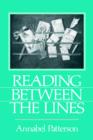 Image for Reading Between the Lines