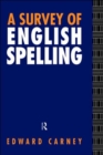 Image for A Survey of English Spelling