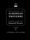 Image for Dictionary of European Proverbs