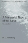 Image for A Materialist Theory of the Mind