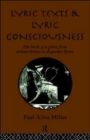 Image for Lyric Texts and Lyric Consciousness