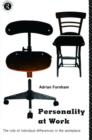 Image for Personality at Work : Role of Individual Differences in the Workplace