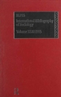 Image for IBSS: Sociology: 1993 Vol 43