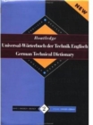 Image for Routledge German Technical Dictionary Universal-Worterbuch der Technik Englisch