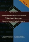 Image for Routledge German Dictionary of Construction Worterbuch Bauwesen