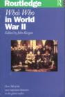 Image for Routledge who&#39;s who in World War II