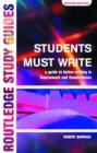 Image for Students Must Write