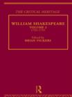 Image for William Shakespeare : The Critical Heritage Volume 3 1733-1752