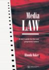 Image for Media law  : a user&#39;s guide for film and programme makers