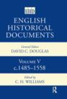 Image for English Historical Documents : Volume 5 1485-1558