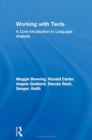 Image for Working with texts  : a core book for language analysis
